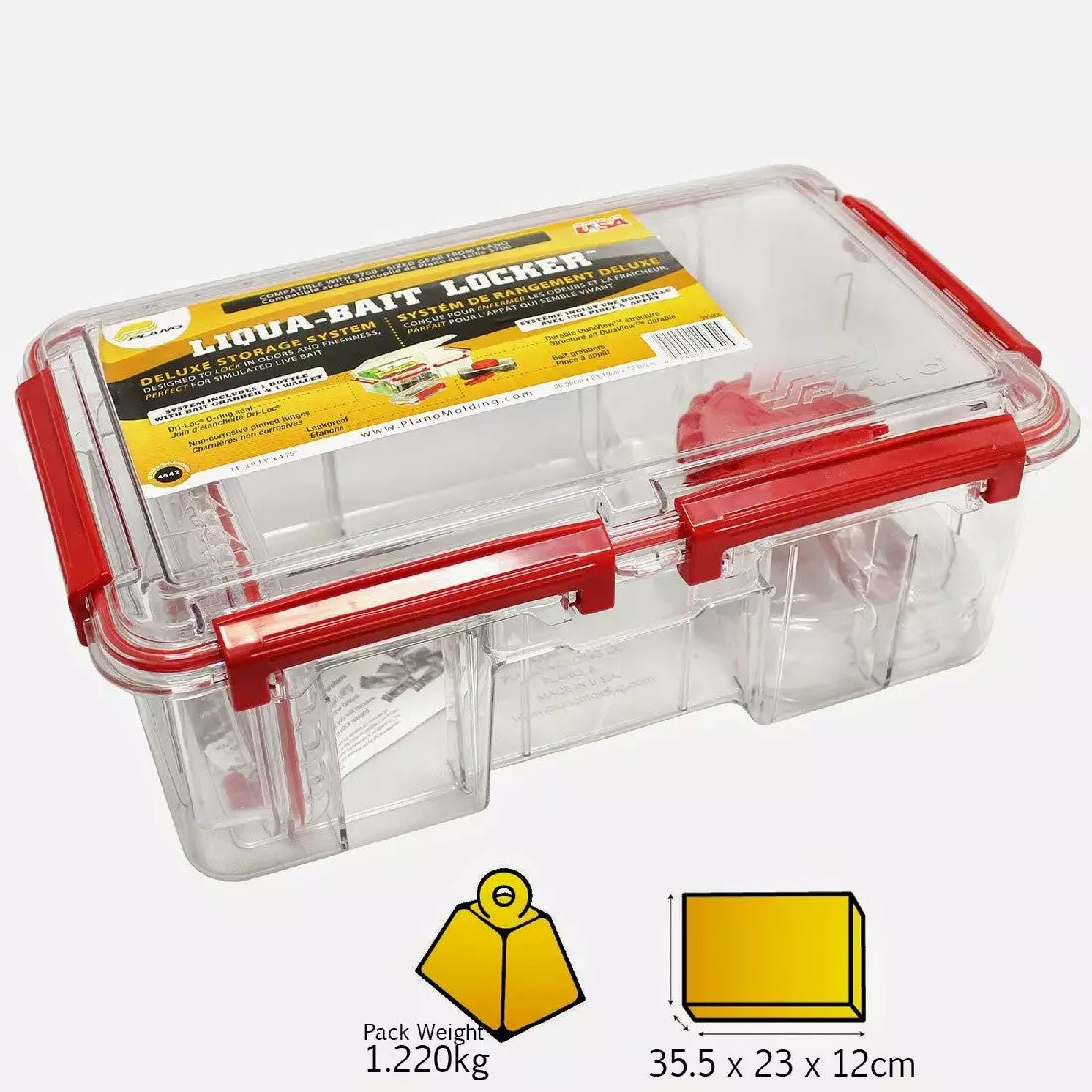 Tackle World Mackay Plano 4641 Liqua-Bait Locker 4 Tackle World Mackay Plano 4641 Liqua-Bait Locker - Image 2