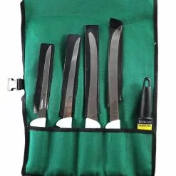 Tackle World Mackay Victory Knife Roll Filleting Set With Diamond Steel