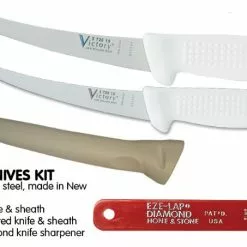 Tackle World Mackay Victory Double Knife And Diamond Sharpener Set