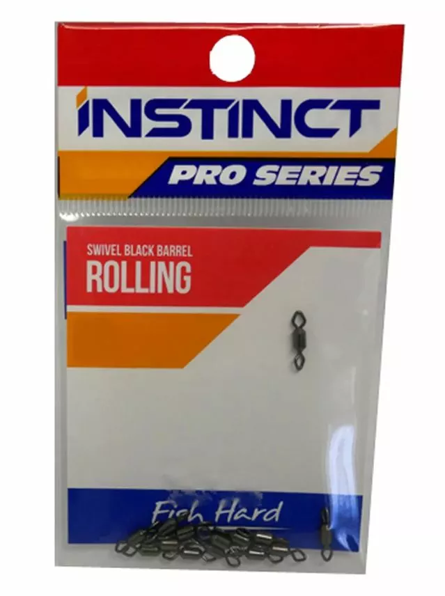 Tackle World Mackay Instinct Swivel Black Barrel Rolling Swivel 3 Tackle World Mackay Instinct Swivel Black Barrel Rolling Swivel