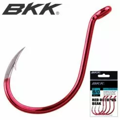 Tackle World Mackay BKK RED OCTOPUS BEAK HOOKS