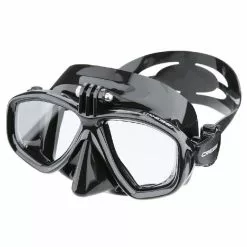 Tackle World Mackay Cressi Go Pro Action Mask - Black