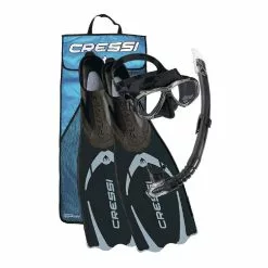 Tackle World Mackay CRESSI PLUMA MASK, SNORKEL & FIN SET