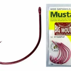 Tackle World Mackay Mustad 37753 NPNP Wide Gap Kahle Hooks 18 Tackle World Mackay Mustad 37753 NPNP Wide Gap Kahle Hooks -Cheap Reels Store 8888185342441 1