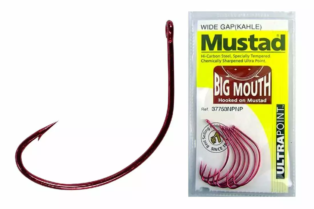 Tackle World Mackay Mustad 37753 NPNP Wide Gap Kahle Hooks 12 Tackle World Mackay Mustad 37753 NPNP Wide Gap Kahle Hooks - Image 10