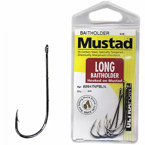 Tackle World Mackay Mustad 92647 NPBLN Baitholder Hooks 3 Tackle World Mackay Mustad 92647 NPBLN Baitholder Hooks