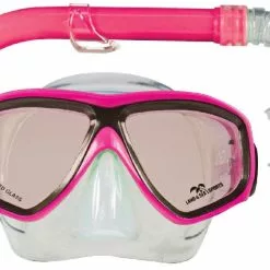 Tackle World Mackay Land And Sea Clearwater Silicone Mask And Snorkel Set