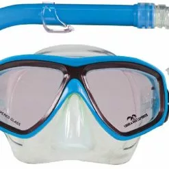 Tackle World Mackay Land And Sea Clearwater Silicone Mask And Snorkel Set