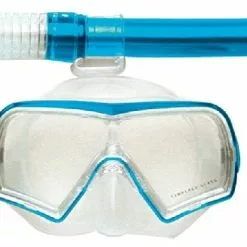 Tackle World Mackay Land And Sea Hayman Silicone Mask And Snorkel Set