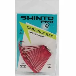 Tackle World Mackay SHINTO PRO CARLISLE RED NEEDLE POINT HOOKS -Cheap Reels Store 9340191102604 1