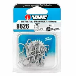 Tackle World Mackay VMC 9626 SALTWATER 3X STRONG BARRA TREBLE HOOKS