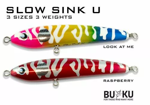 Tackle World Mackay BUKU SLOWSINK U LURES 3 Tackle World Mackay BUKU SLOWSINK U LURES