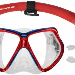 Tackle World Mackay Bermuda Dry Mask And Snorkel Set