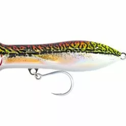 Tackle World Mackay NOMAD CHUG NORRIS POPPER LURES -Cheap Reels Store CHUG150 CHARTREUSE ORANGE MACKEREL