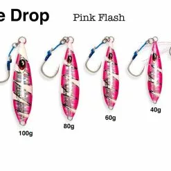 Tackle World Mackay CAST ON THE DROP S/P JIGS -Cheap Reels Store OTD pink flash