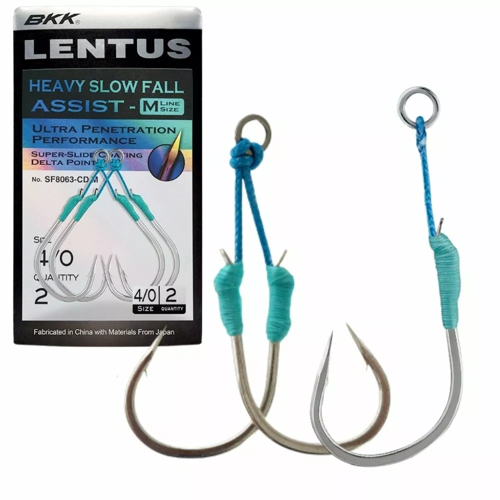 Tackle World Mackay BKK Heavy Slow Fall M Assist Hooks 3 Tackle World Mackay BKK Heavy Slow Fall M Assist Hooks