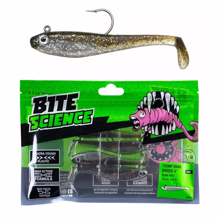 Tackle World Mackay Bite Science Thump Shad Lures 5 Tackle World Mackay Bite Science Thump Shad Lures - Image 3