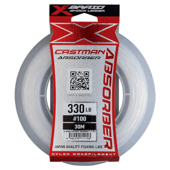Tackle World Mackay XBRAID Castman Absorber Monofilament Leader