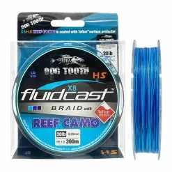 Tackle World Mackay FLUIDCAST REEF CAMO X8 BRAID