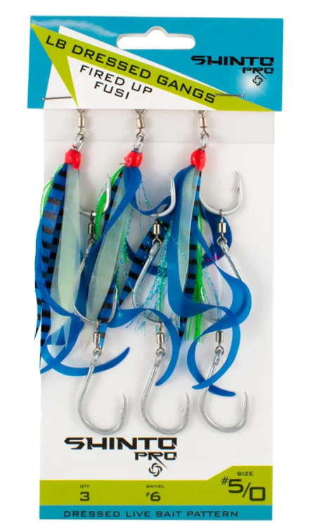 Tackle World Mackay Shinto Pro LB Dressed Gang Hooks 4 Tackle World Mackay Shinto Pro LB Dressed Gang Hooks - Image 2